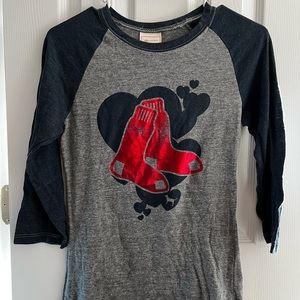 PINK Redsox 3/4 sleeve tee.